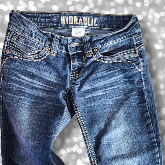 Hydraulic Denim - Y2K HYDRAULIC Skinny Low Rise Jeans